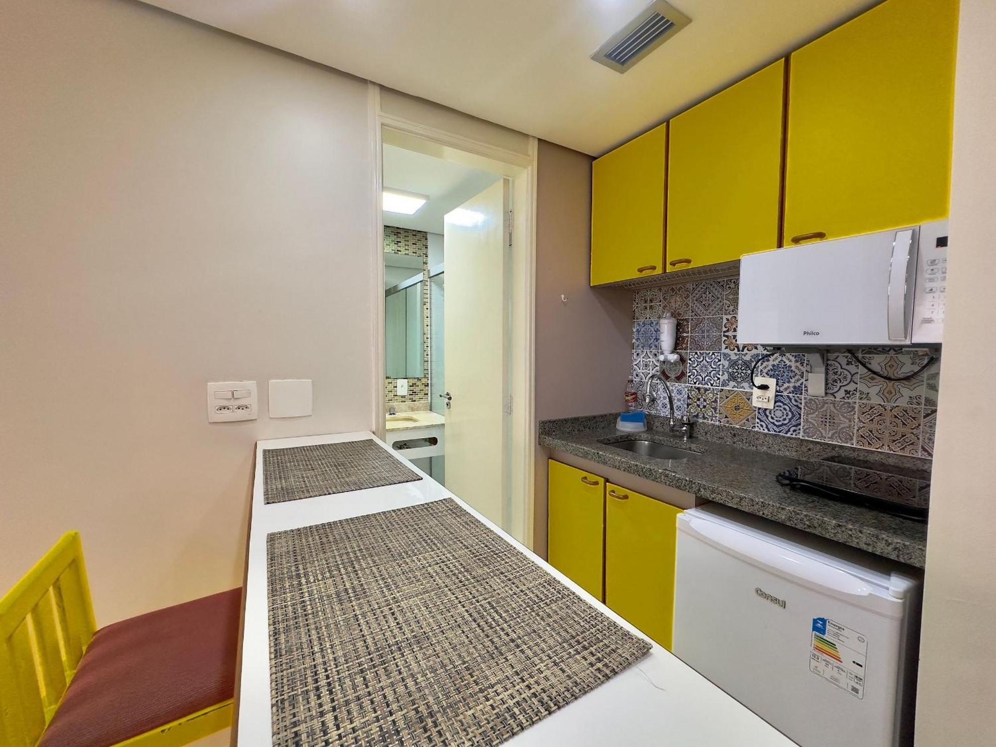 Apartment Estudio Qi Ibirapuera Cozinha Compacta E Limpeza Diaria Uh2011 *