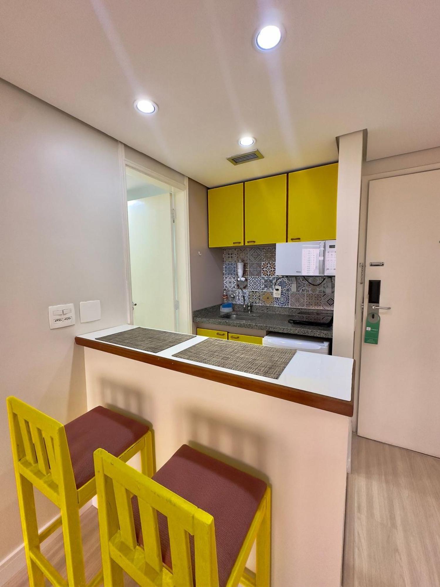 Apartment Estudio Qi Ibirapuera Cozinha Compacta E Limpeza Diaria Uh2011 *